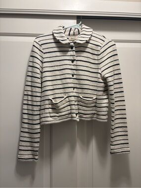 Madewell striped cardigan, size M